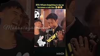 Bts Where Forgetting To Zip Up Becomes A Cute Flex