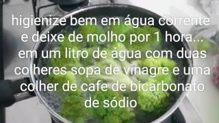 Como congelar brocolis sem perder a cor # dieta