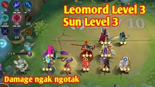 Leomord &amp; Sun Level 3 Ngeri | Magic Chess Mobile Legend