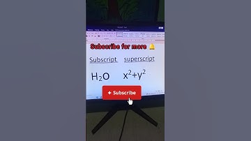 How to subscript and superscript in Word with shortcut ||#shorts #word tips #shortfeed