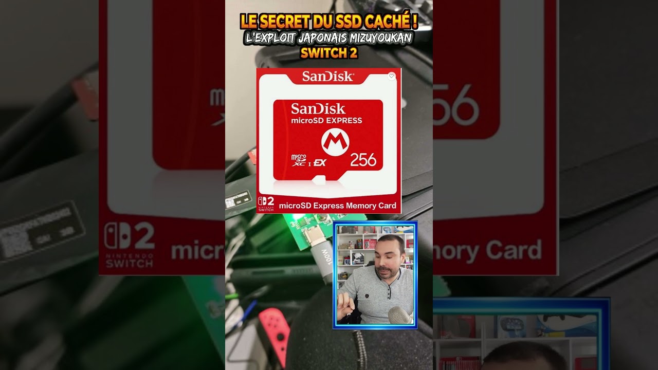 TERMINÉ la Micro SD Express ! Sur Switch 2 on passe au SSD caché SANS BAN!