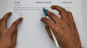 EC GATE 2004 2M - PN Junction - Capacitance