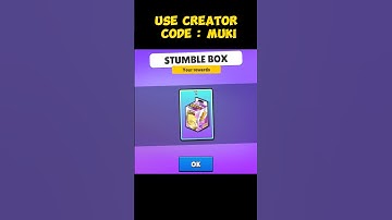 😱 Box Opening | LUCKY CREATOR CODE | #shorts #stumbleguys #viralshort #feedshorts #feed #viralfeeds