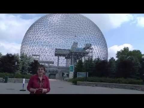 Бейне: Монреаль биосферасы - Бакминстер Фуллердің геодезиялық күмбезі