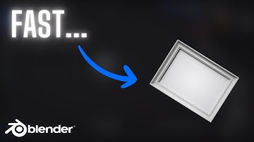 BLENDER SIMPLIFIED - How To Make a Picture Frame in Blender 4.2 (Tutorial)