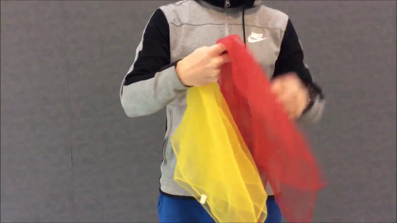 12 Foulards De Jonglage En Soie - 60x60 Cm - Bleu Uni - Pour Danse, Motricité, Jeux Enfants - 3