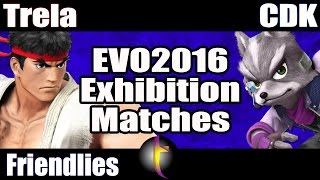 EVO 2016: SSB Wii U - Friendlies - Trela vs CharlieDaKing