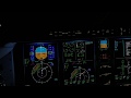 Landing in Anchorage [night] with Challenger 300