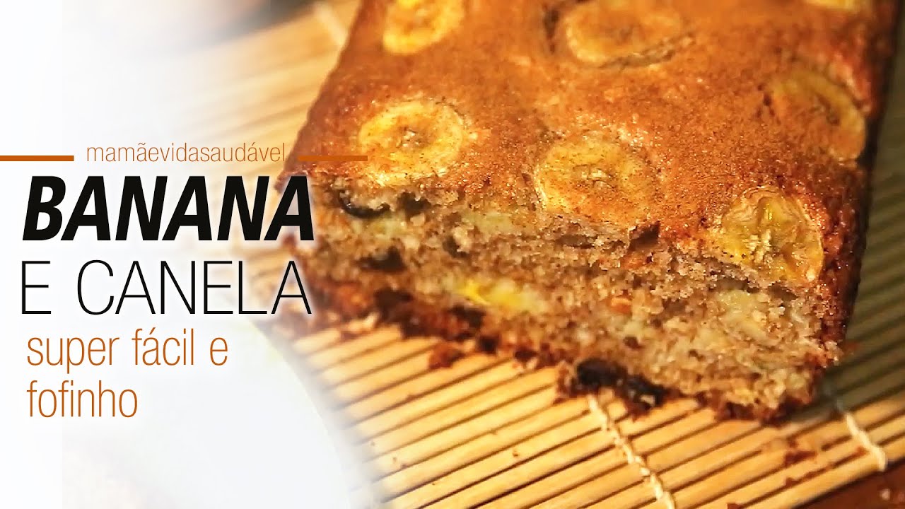Como fazer bolo banana: aprenda receita com açúcar mascavo e canela