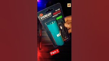 Eveready DL100 Torch Light | Rechargeable Emergency Light  | #unboxing #ledlight #torch #led #shorts