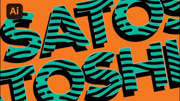 How to Make Retro Text With Waves in Illustrator CC 2024