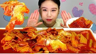 엽기떡볶이 베이컨 당면 먹방 MUKBANG