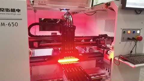 The Mounting Video of Charmhigh SMT New Model CHM-650 Pick and Place Machine