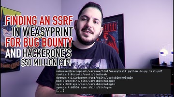 Exploiting a Server Side Request Forgery (SSRF) in WeasyPrint to hack Lyft & HackerOne’s $50M CTF