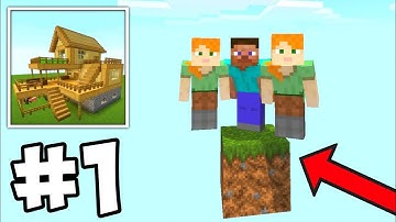 Craft Skyland One Block Multiplayer Survival Walkthrough Gameplay Part 1 | Craft Skyland Loki Pro