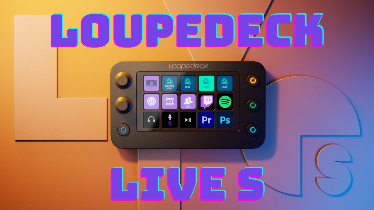 Loupedeck Live S Streaming Console Unboxing and Setup Video 