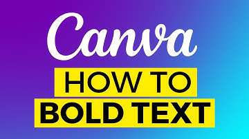 How to Bold Text in Canva