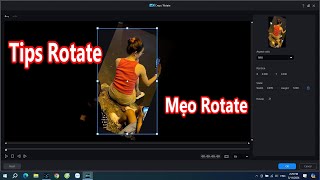 Mẹo sử dụng chức năng rotate | Tips using Rotate funtion in Powerdirector #tuhocvlog