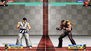 Kim Kaphwan vs Terry Bogard (Hardest AI) - The King of Fighters XV | KOF15.