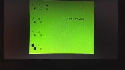 #SEPTANDY 2021: Simply Better Blackjack, an Extended Color BASIC game