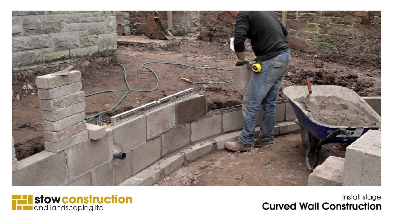 North Berwick Case Study 3 Curved Wall Construction YouTube