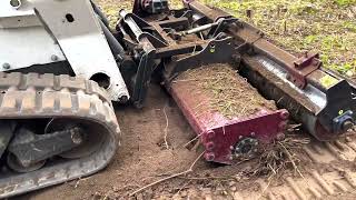 Bobcat T870 CONETEKS Recultivation & Soil Conditioner Attachments Landscaping Work