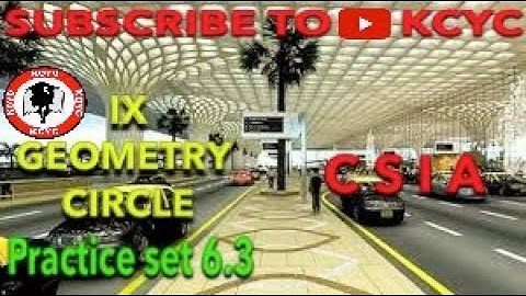 CLASS IX GEOMETRY CHAPTER 6 GEOMETRIC CONSTRUCTIONS PRACTICE SET 6.3|KCYC