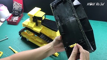 3D Printed Rc Bulldozer - How To Make Rc Bulldozer At Home - Part 2