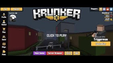 Krunker.io Noob Gameplay Wtf :)
