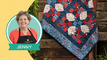 Make a "Star Sashed Nine Patch" Quilt with Jenny Doan of Missouri Star (Video Tutorial)
