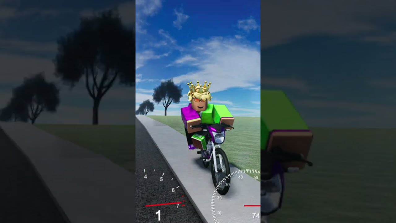 JOGO de BIKE e GRAU no ROBLOX! 🚴‍♀️🥳 #shorts 