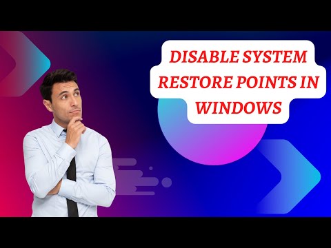 Computer ka restore point kese on ,off kare /How To Disable System Restore Points In Windows 10