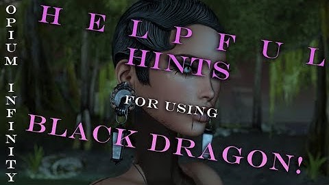 Second Life Black Dragon ~ short video on hover height and handy tool bar buttons