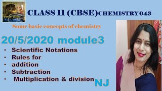 Scientific notations some basic concepts of chemistry CBSE class 9 10 11 12  neet jee chemistry