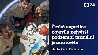 Světový objev Čechů: největší podzemní termální jezero na světě ...