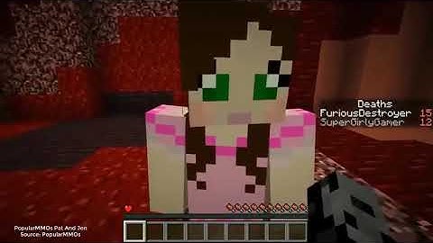 Minecraft CUSTOM MAP DROPPING INTO A GIRLS MOUTH DROPPER TROUBLE