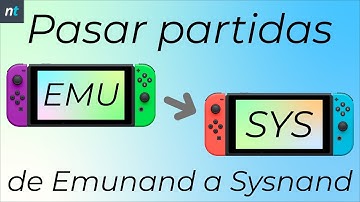 PASAR PARTIDAS DE EMUNAND A SYSNAND - Transferir saves entre sistemas Nintendo Switch