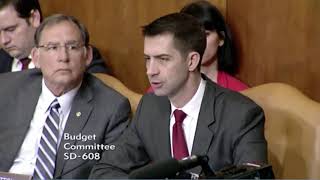 March 7, 2018: Sen. Cotton Q&A at Senate Budget Hearing