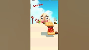 Sandwich runner - walkthrough - All levels (Android, iOS) #short mobile games #youtubeshorts