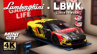 Mini GT 1:64 - LB★WORKS Lamborghini Aventador Limited Edition Infinite Motorsports l Cinema Shot 4K