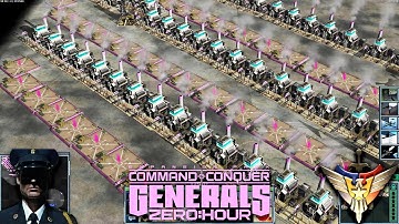 USA Boss 1vs7 Generals $10K | Command & Conquer Generals Zero Hour
