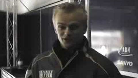 Heikki Kovalainen 2004 WSN Zolder Interview