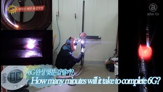 : 6G   ,,,,4K6G pipe welding posture, back, niku, final, 4K video