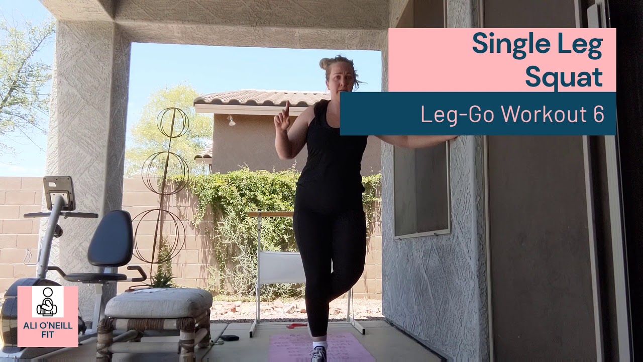 Single Leg Squat - YouTube