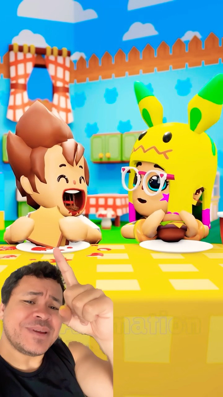 CONHECE ALGUÉM QUE COME DESSE JEITO? #mayumigames #shortsvideo #youtubeshorts #pkxd