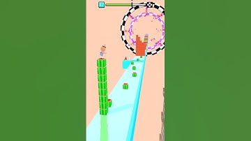 Cube Surfer - Gameplay Walkthrough (iOS & Android) #shorts #games #funny