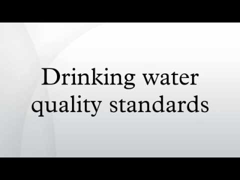 Epa Drinking Water Quality Standards Epa Drinking Water Quality Standards