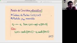 Milton Jara: Convergencia fina al equilibrio para cadenas de Markov
