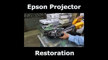 Epson Projector Cleaning and Restoration - Repair Hacks #shorts  #reels