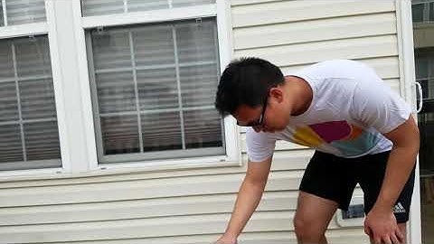 Balisong/butterfly knife tutorial overhand scissors